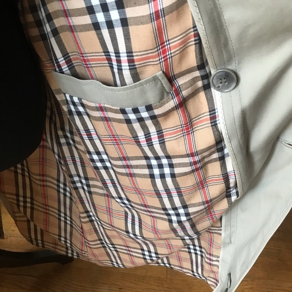 Vintage Double Breasted, Belted, Long Trench Coat EUR 40 - Picture 11 of 12